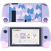 GeekShare Soft Silicone Protective Case Compatible with Nintendo Switch Console (Purple) | Amazon (US)