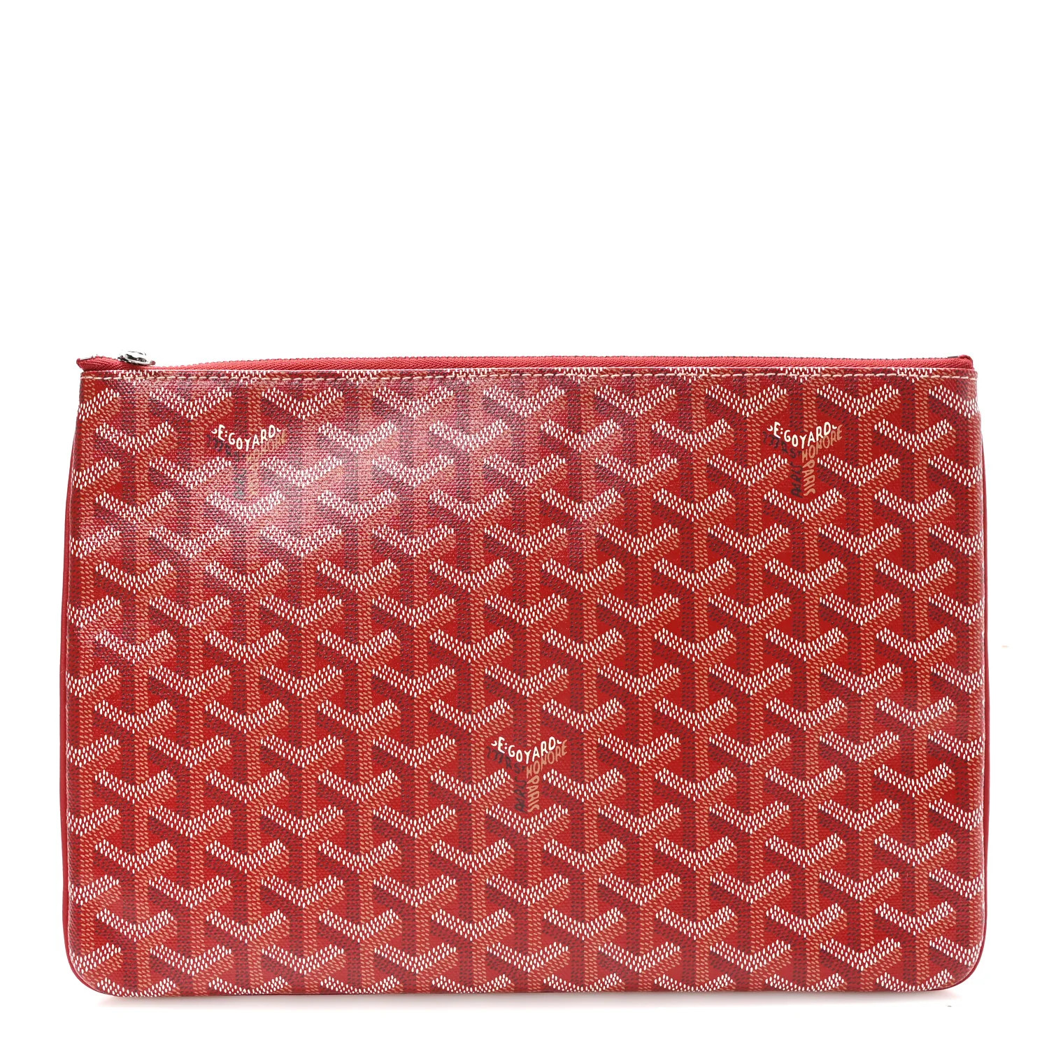 Goyardine Senat Pochette MM Red | FASHIONPHILE (US)