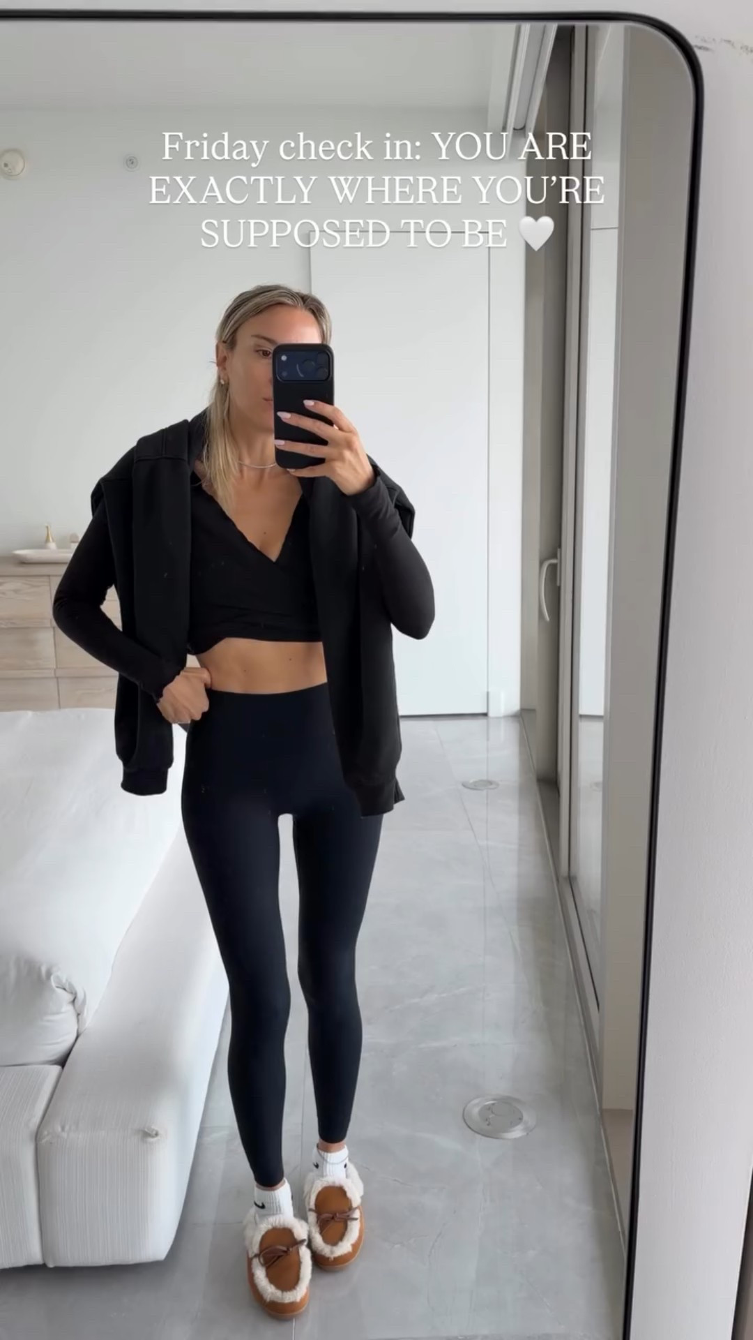 Friday check in: YOU ARE EXACTLY WHERE YOU’RE SUPPOSED TO BE 🤍