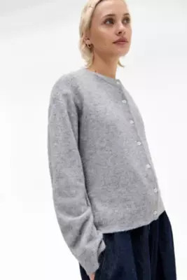 UO Miller Crew Cardigan | Urban Outfitters UK