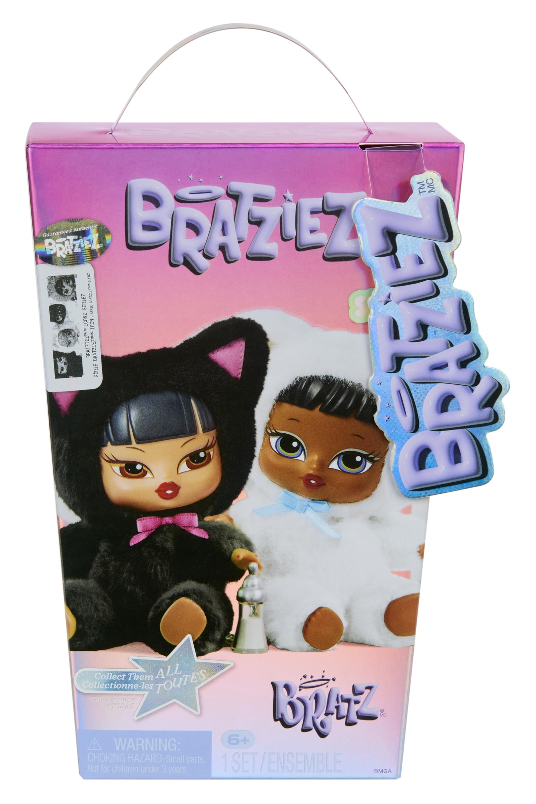 Bratz Bratziez Iconz Series Plush Blind Box with Charm Clip and Accessory, Collectible Characters | Amazon (US)