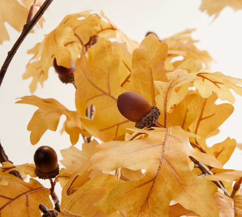 Faux Golden Oak Branch With Acorns | Pottery Barn (US)