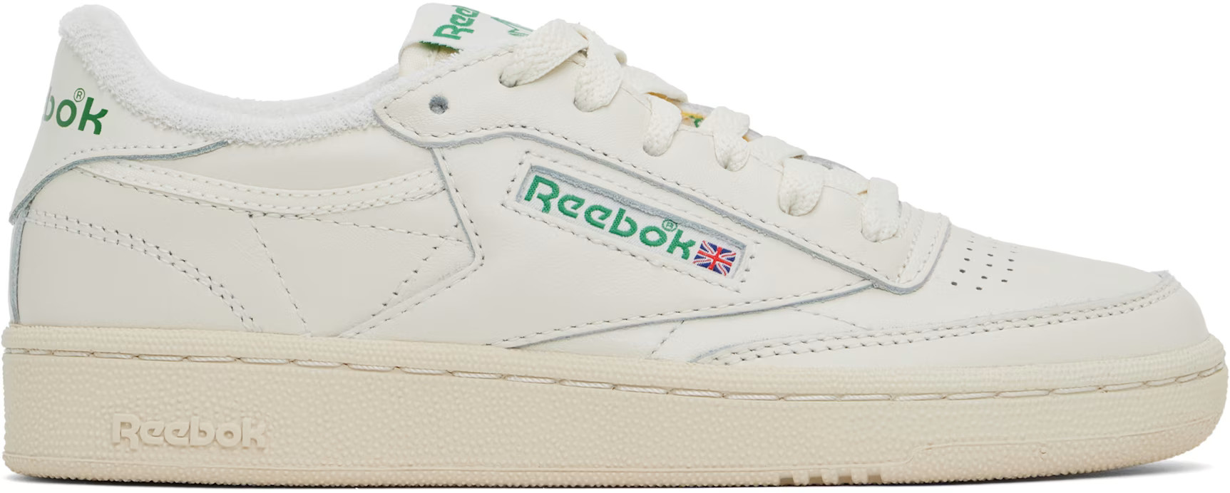 Reebok Classics - Off-White Club C 85 Vintage Sneakers | SSENSE