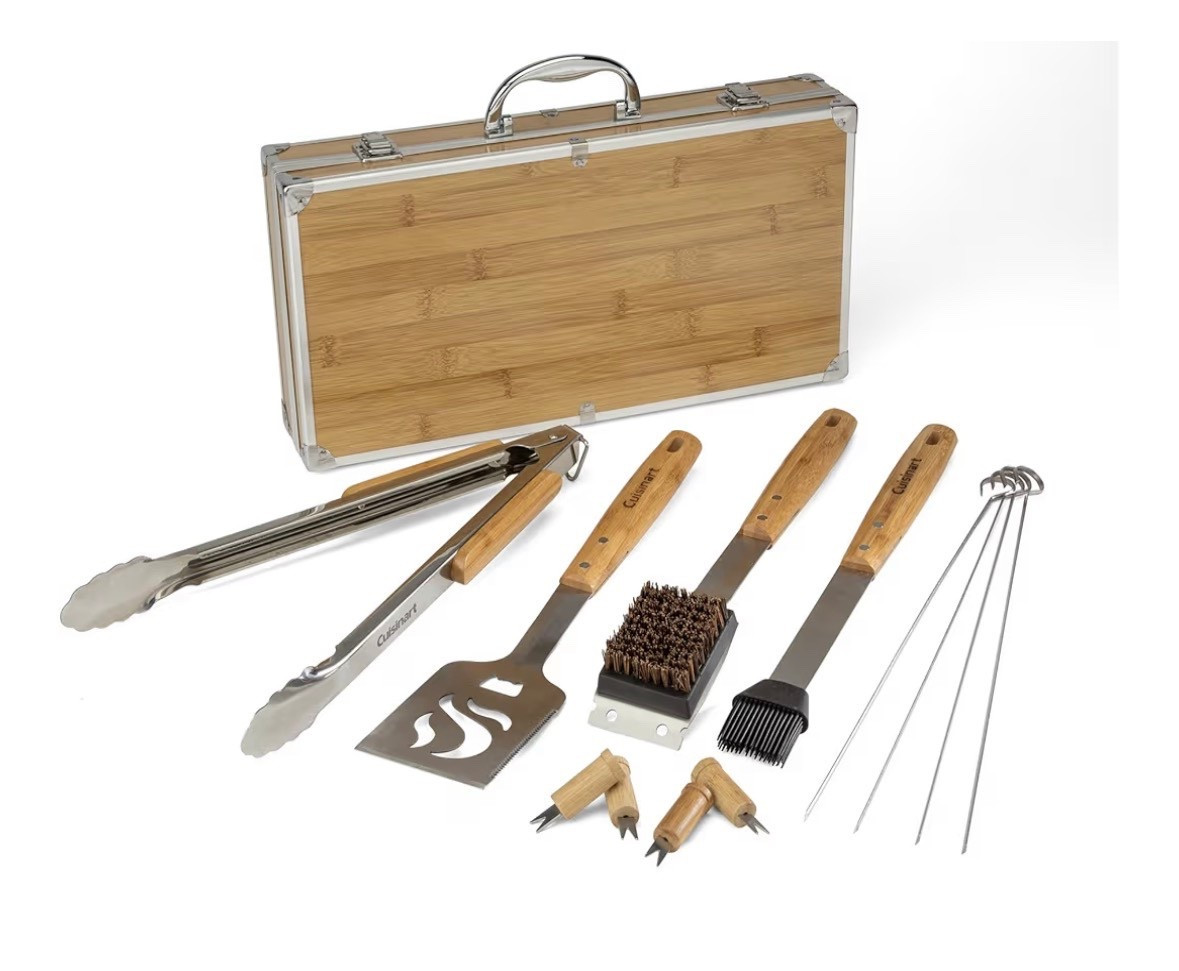 Great grill set for your grilled! Can buy it early and get it engraved too!

#LTKGiftGuide #LTKCyberWeek #LTKHoliday