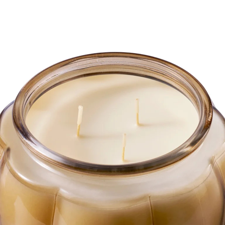 Better Homes & Gardens Pumpkin Snickerdoodle Swirl Scented 3-Wick 30 oz Pumpkin Jar Candle | Walmart (US)