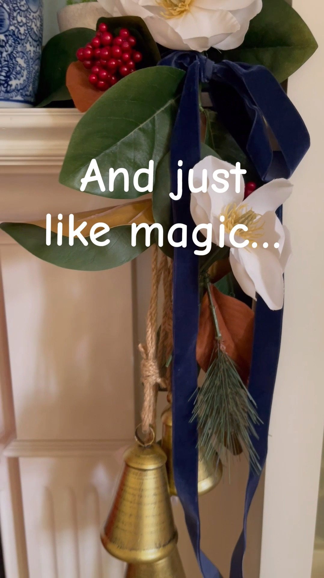 I used a stocking hook to hang the bells 

#LTKFindsUnder50 #LTKHoliday #LTKHome