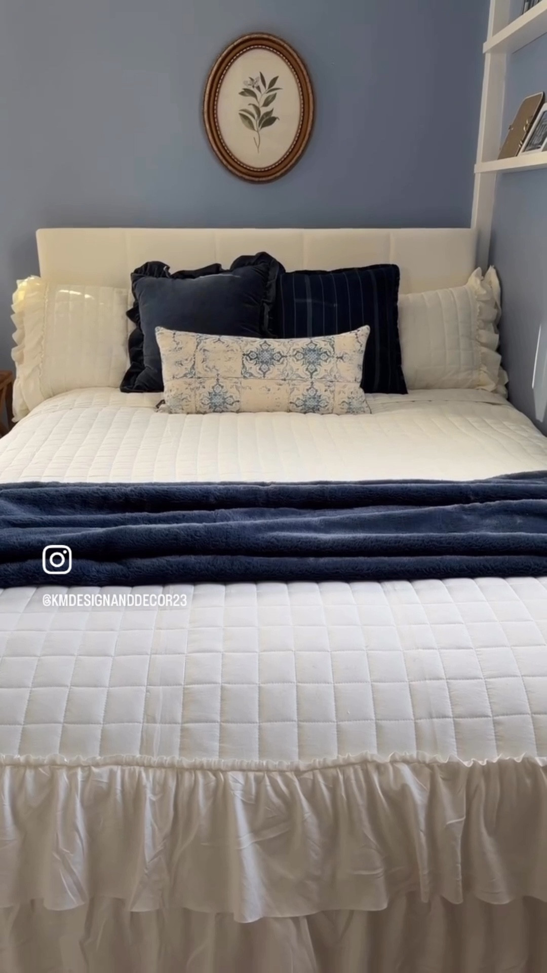 Just got the prettiest ruffled lightweight bedding for my daughter’s room for spring & summer!  Comment “Bedding” for Link! Tip: When your kids move out to college or on their own they take everything from their bedrooms with them- including their bedding!  I wanted her to have a cozy room to come home to & absolutely loving this feminine ruffled bedding set!  The ruffles on the pillow cases too?! 😍 This set comes in a dusty pink and a green too- twin, full & king sizes! 

#daughtersroom #girlsroom #ruffledbedding #gifted #bedroominspo