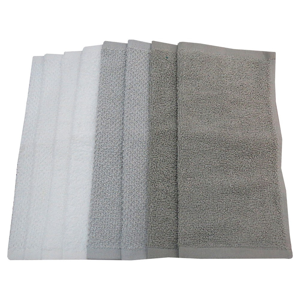 Washcloth Set Washcloth Set White/Gray - Pillowfort | Target