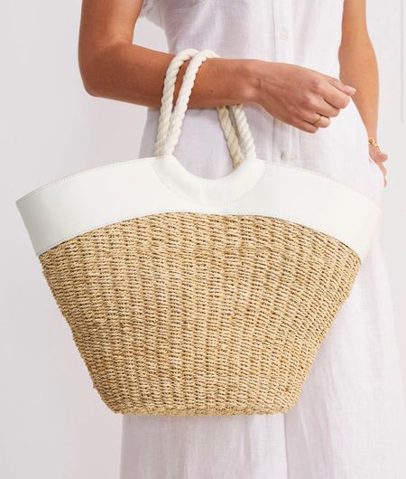 Rope handle basket bag from Vineyard Vines. 

#LTKunder100 #LTKFind #LTKsalealert