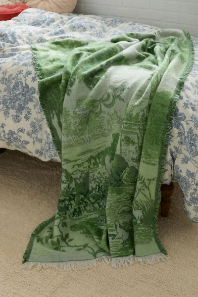 Emile Cozy Art Throw Blanket | Urban Outfitters (US and RoW)