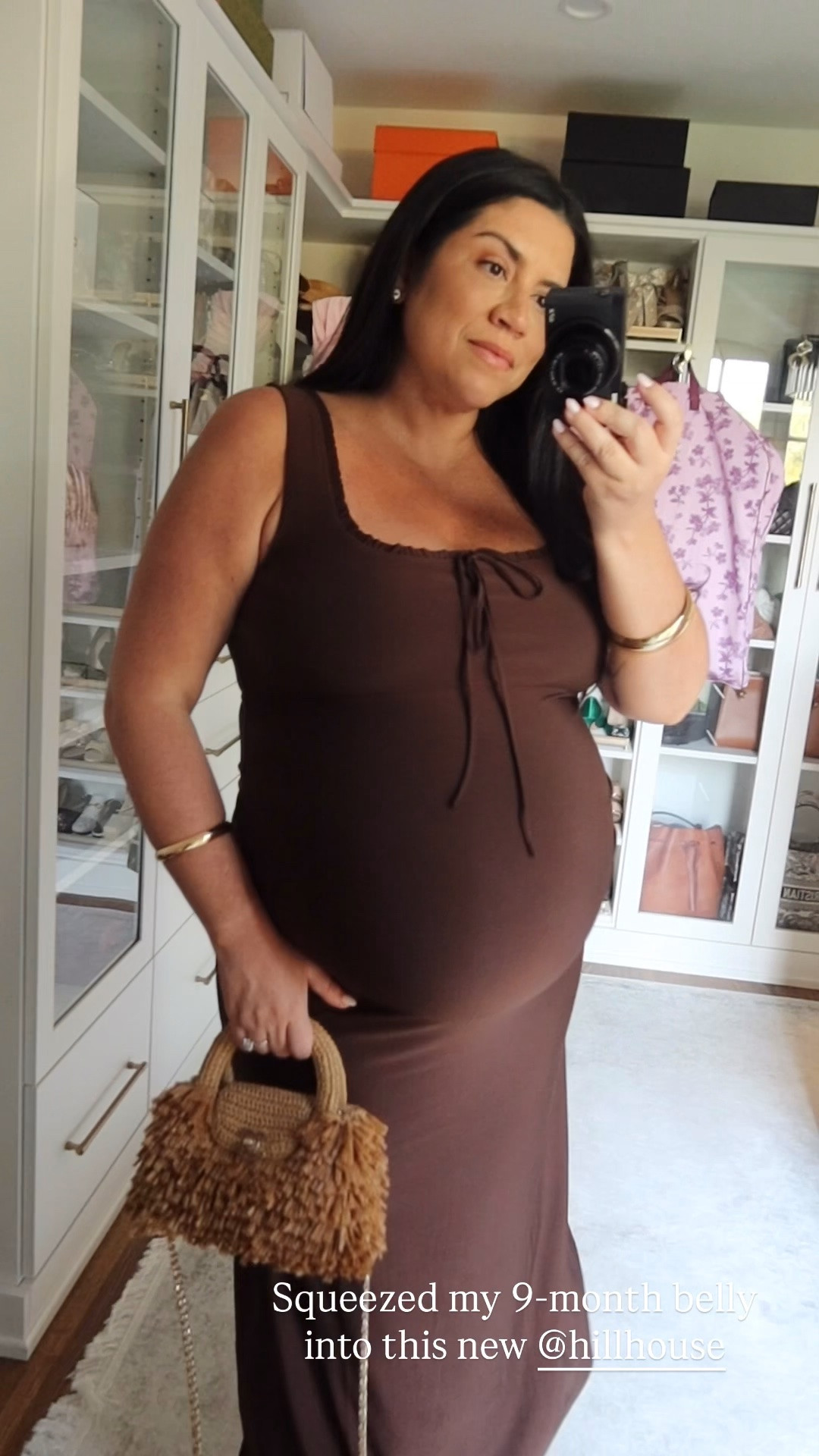 I was able to squeeze my belly into this new non-maternity dress (size large), such a flattering style and I plan to wear postpartum!

#LTKBaby #LTKBump #LTKootd