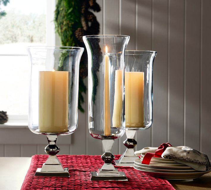 Heritage Hurricane Candle Holder | Pottery Barn (US)