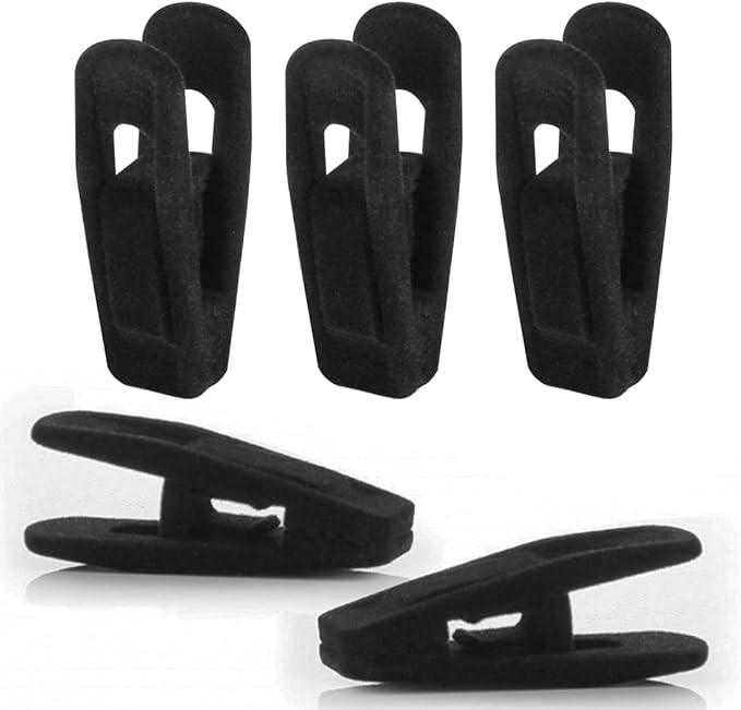20pcs Velvet Hanger Clips, Hanger Clip for velvet hangers,Plastic Hanger Clips | Amazon (US)