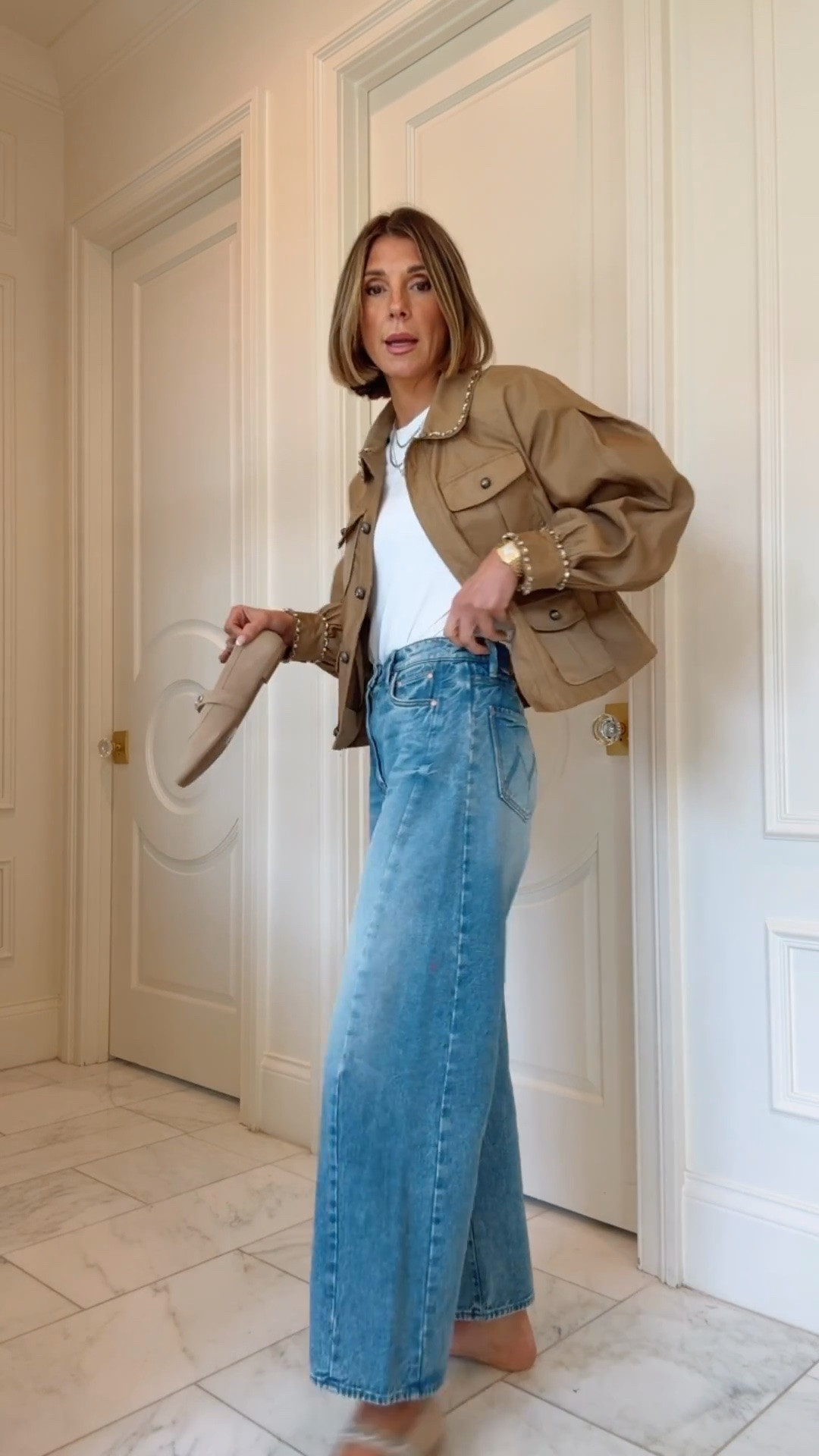 Another favorite look of the week! I'm wearing size 2 in jeans and small in jacket.
