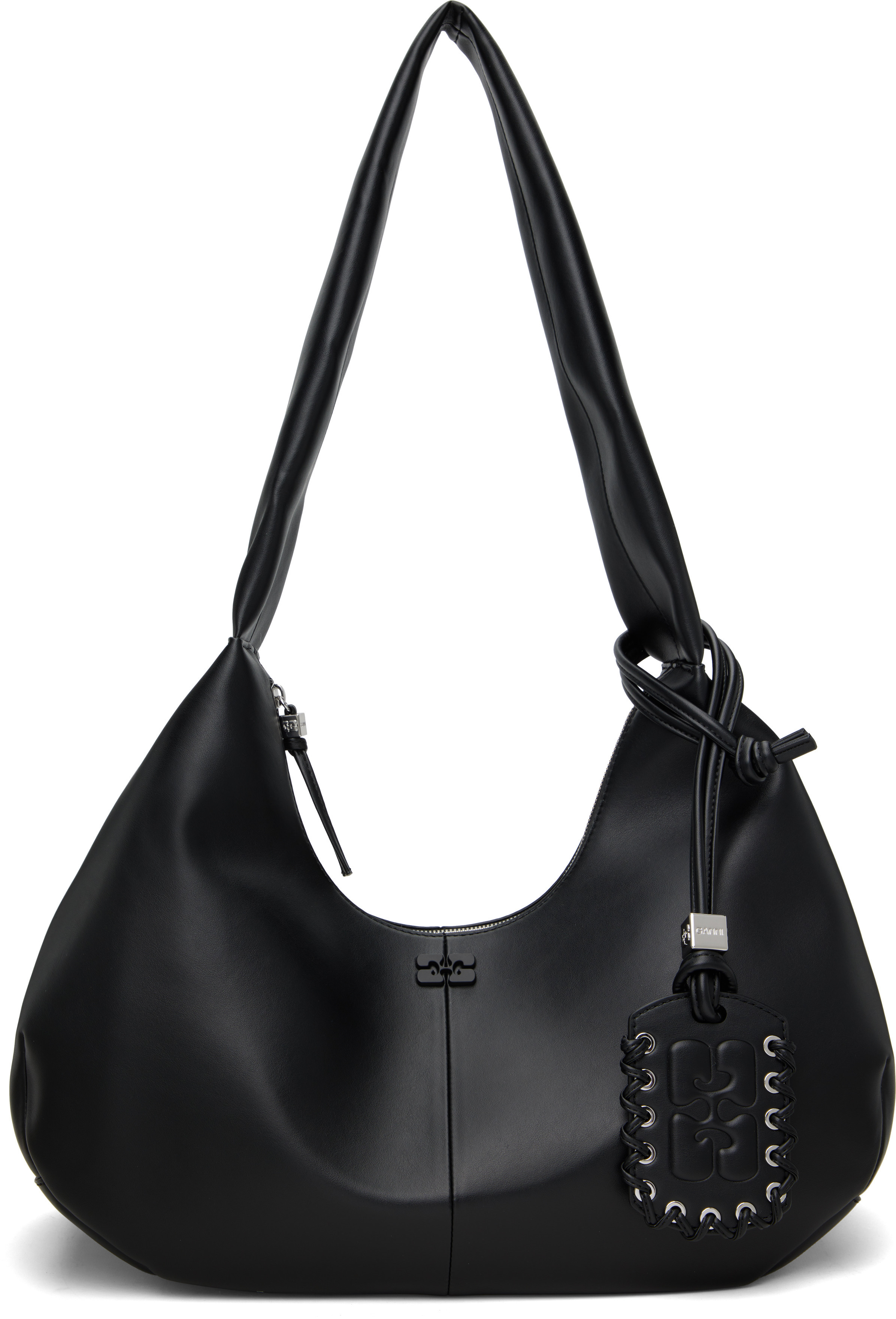 GANNI Black Medium Bag | SSENSE