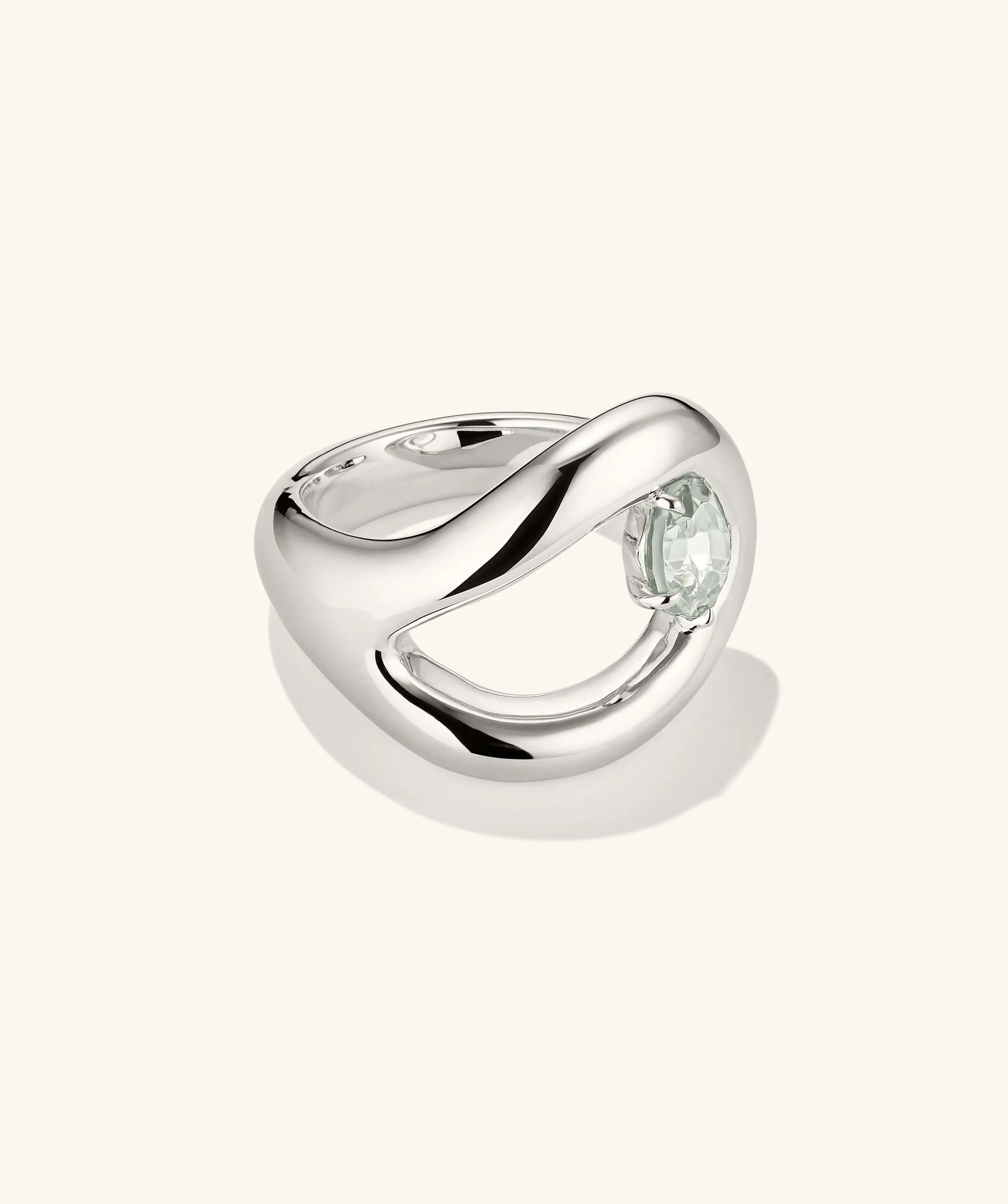 Organic Dôme Curve Gemstone Ring | Mejuri Fine Crew