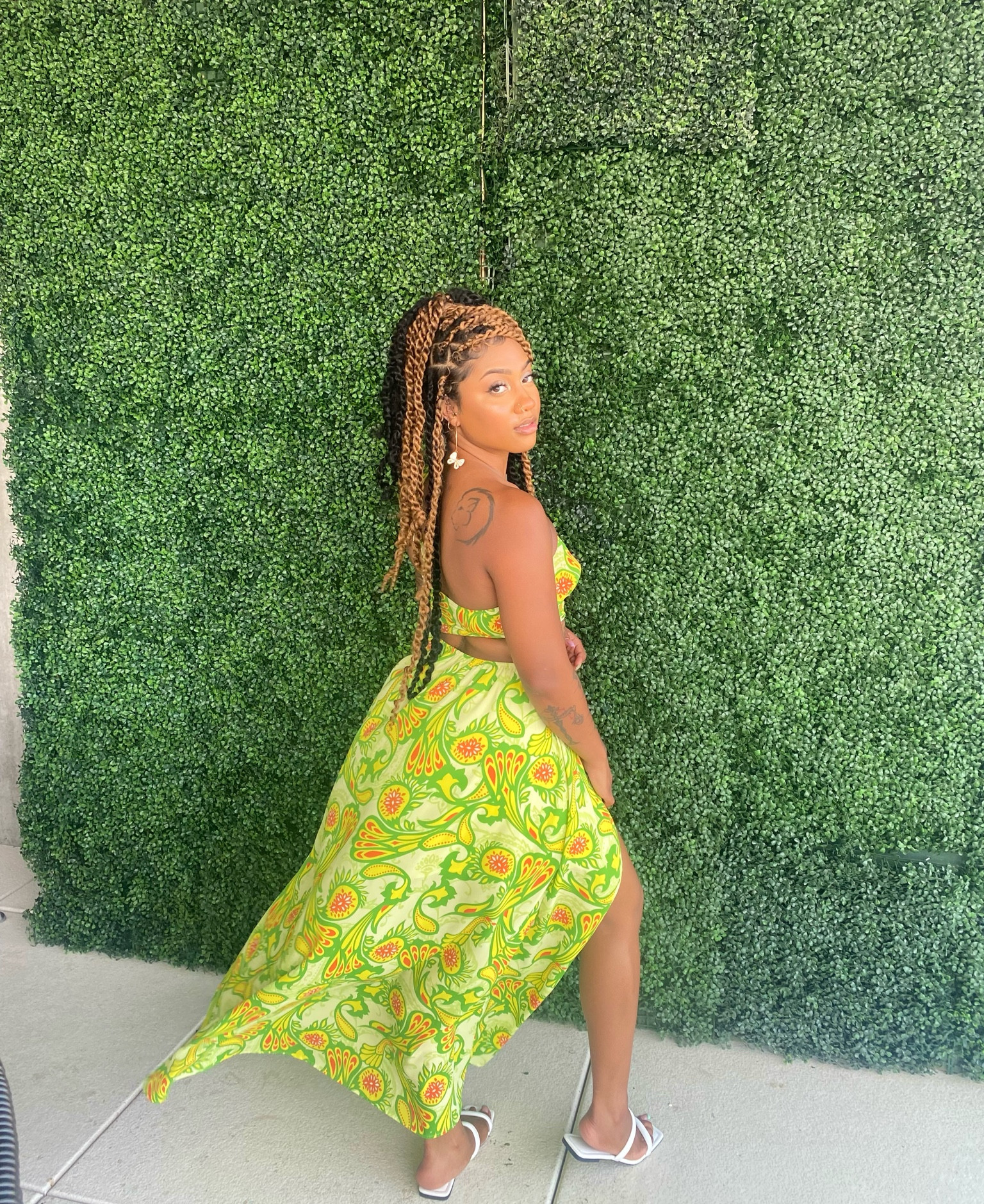 This dress is the perfect vacation dress! A mix of tropical colors, sexiness while still being appropriate 🤍

#LTKSale #LTKunder100 #LTKunder50