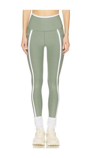 Beyond Yoga Spacedye New Moves High Waisted Midi Legging in Sage. - size XL | Revolve Clothing (Global)