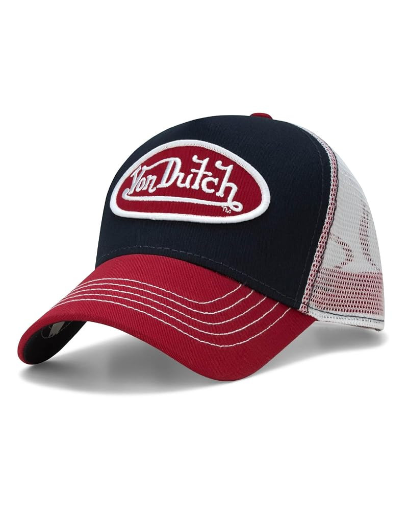 Von Dutch Unisex Trucker Hat - Curved Bill Mesh Back Retro Classic Adjustable Snapback Baseball C... | Amazon (US)