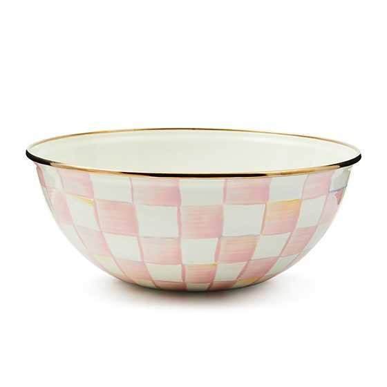 Rosy Check Medium Everyday Bowl | MacKenzie-Childs