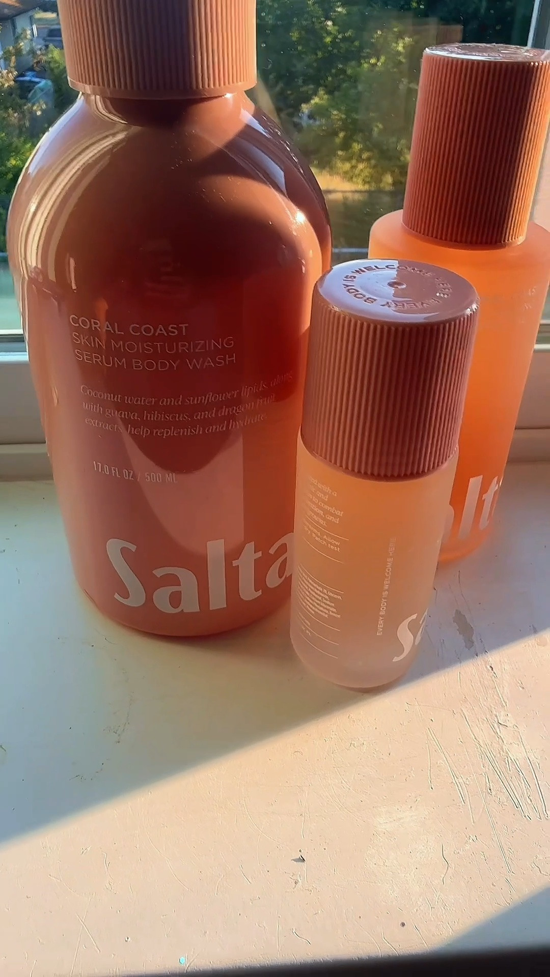 🌺 Your shower routine just got a summer upgrade 🌺✨

Say hello to the Saltair Coral Coast Essentials Set — the perfect duo for a fresh, nourishing self-care moment. 💕

This set includes the Serum Body Wash and Nourishing Body Oil to help turn your everyday shower into a little luxury escape. The lightweight, beautiful textures make it easy to layer in some extra care and leave your skin feeling pampered.

✨ Tropical-inspired scent
✨ Luxurious shower-to-body routine
✨ Perfect for everyday self-care
✨ A beautiful addition to your summer routine

Whether it’s a morning refresh or a relaxing wind-down after a long day, this set is giving vacation vibes from the comfort of home 🌴💗

Who else loves making their shower routine feel like a spa moment? ✨

#Saltair #BodyCareRoutine #SelfCareFinds #BeautyFinds

#LTKselfcare #LTKmorningroutine #LTKSeasonal