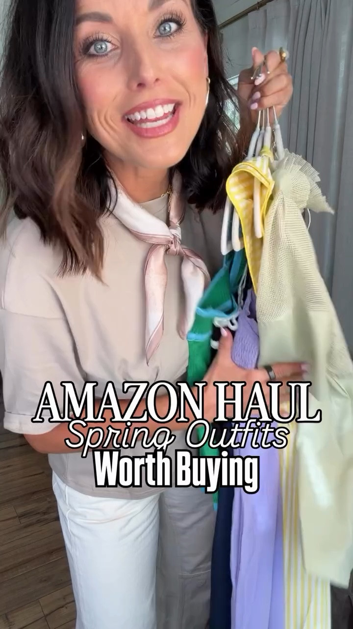 DROP ANY COMMENT BELOW for details to shop! 🌸

These were to good to not share! Im wearing a small in everything and it fit tts. I’m 5’2 and 127 for size referenc.

 Amazon early spring fashion. Cute dresses for spring. Amazon fashion finds. Amazon ootd. Amazon fashion haul. #amazonfashionfinds #amazonhaul spring tops 
White denim shorts spring fashion Amazon finds Spring dresses butter yellow teacher outfit workwear top casual outfits anthro look for less anthro style