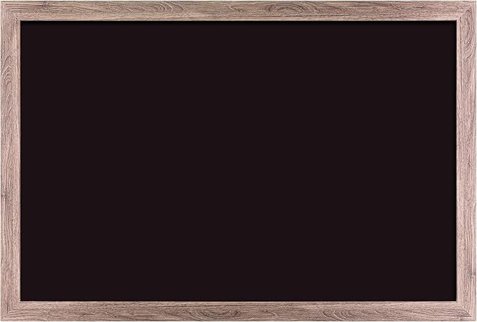U Brands Magnetic Chalkboard, 23 x 35 Inches, Rustic Wood Frame (4549U00-01) | Amazon (US)
