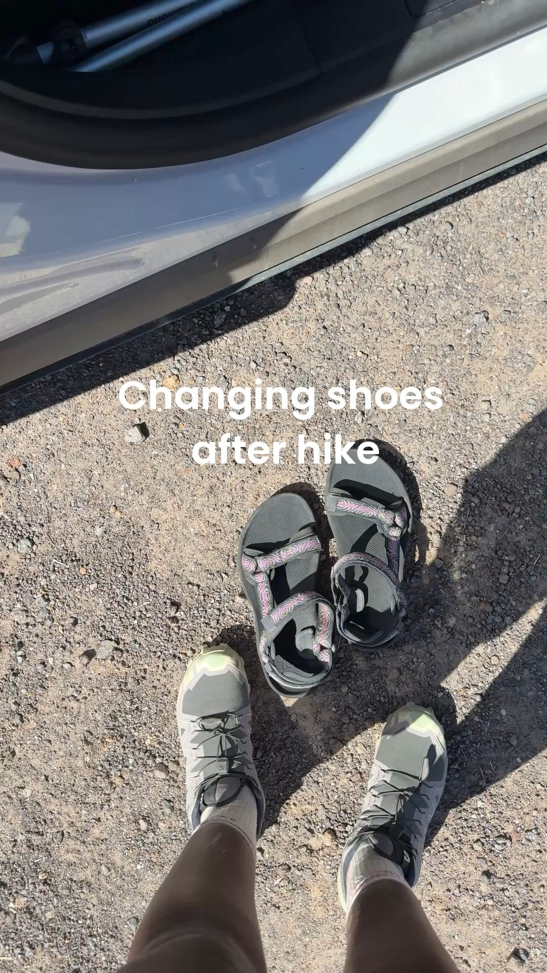 Post hike sandals are the best 

#LTKActive #LTKgrwm #LTKTravel