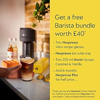 Nespresso Vertuo Plus XN903140 Coffee Machine by Krups, White. Amazon Exclusive : Amazon.co.uk: H... | Amazon (UK)