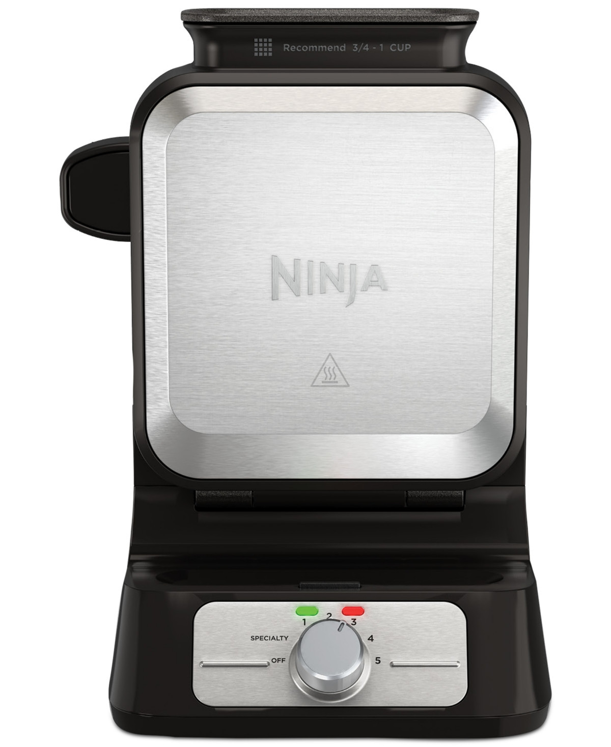 Ninja BW1001 Belgian Waffle Maker Pro NeverStick - Black/stainless Steel | Macy's