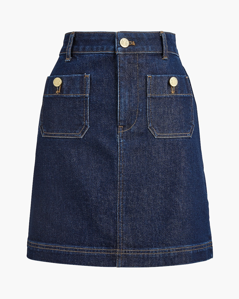 Denim patch-pocket Lizzie skirt | J.Crew Factory
