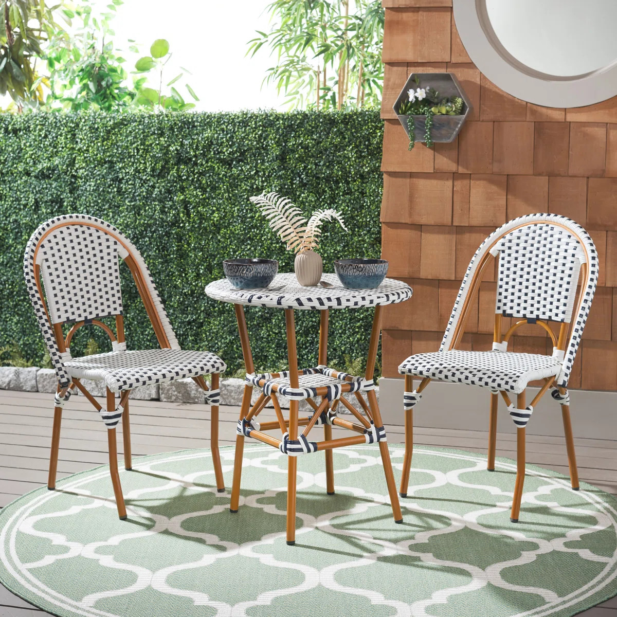 Adreian 2 - Person Patio Dining Set with Round Table | Wayfair North America
