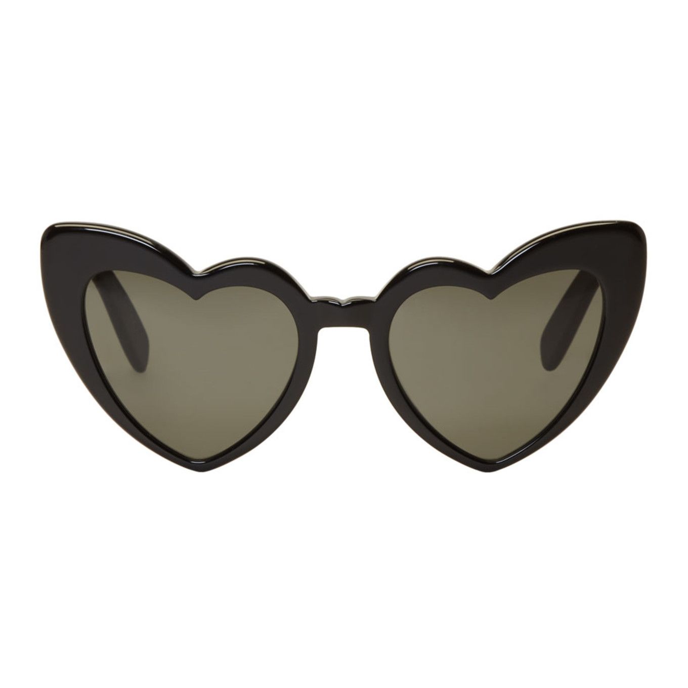 Saint Laurent - Black Lou Lou Sunglasses | SSENSE 