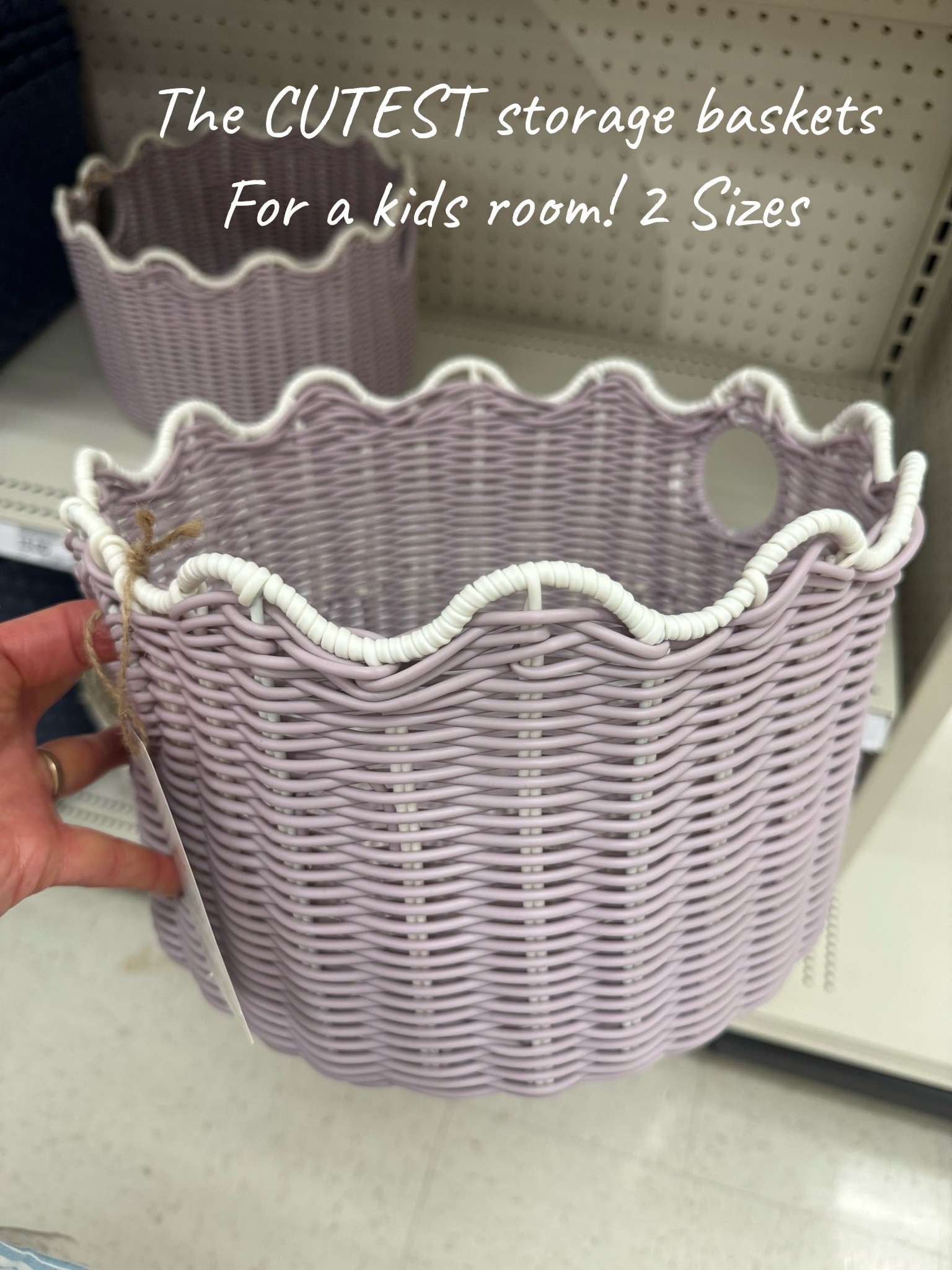 The cutest baskets! 2 sizes / 2 colors!

#LTKdayinmylife #LTKHome #LTKmomlife