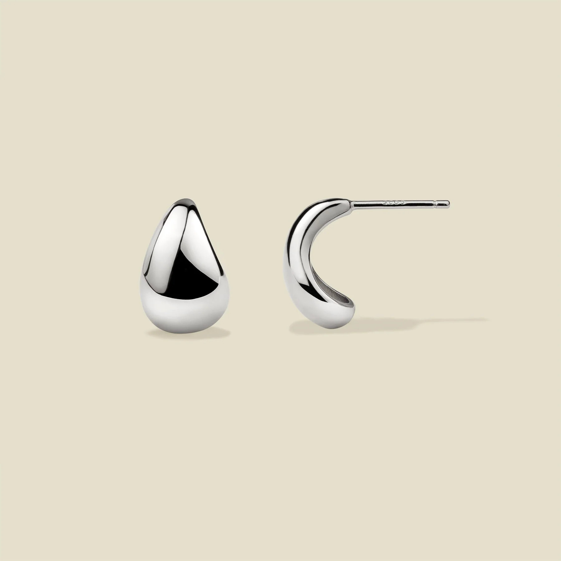 Gloss Drop Stud Earrings | Shop Simon