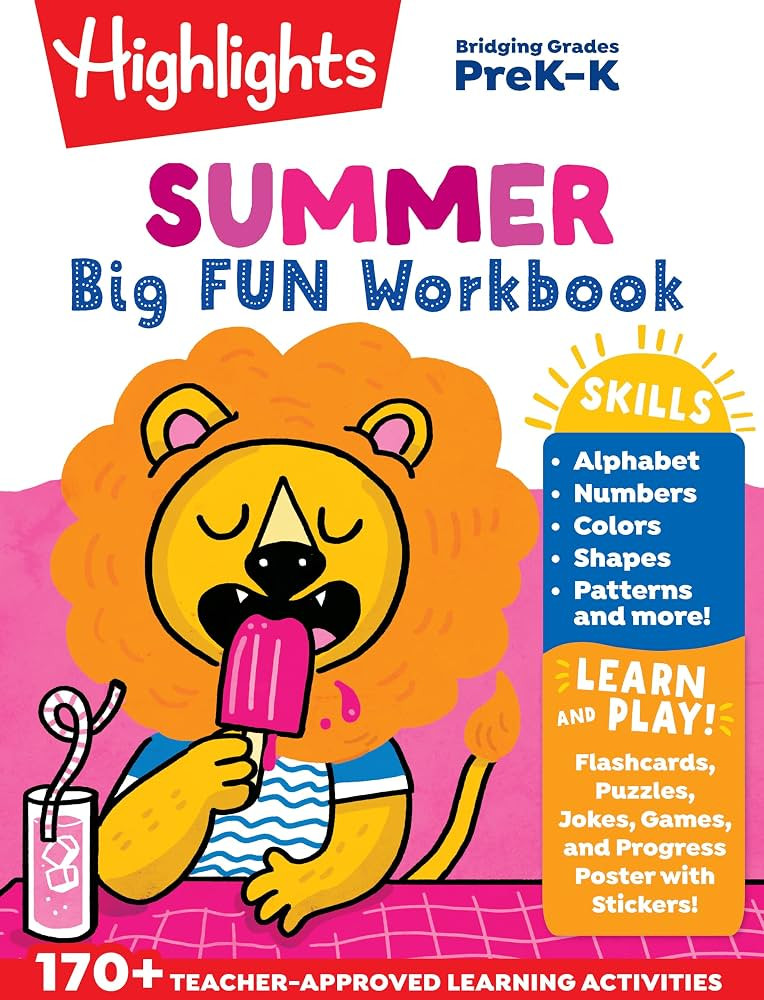 Summer Big Fun Workbook Bridging Grades P & K: Prep for Kindergarten Summer Activity Book, PreK t... | Amazon (US)