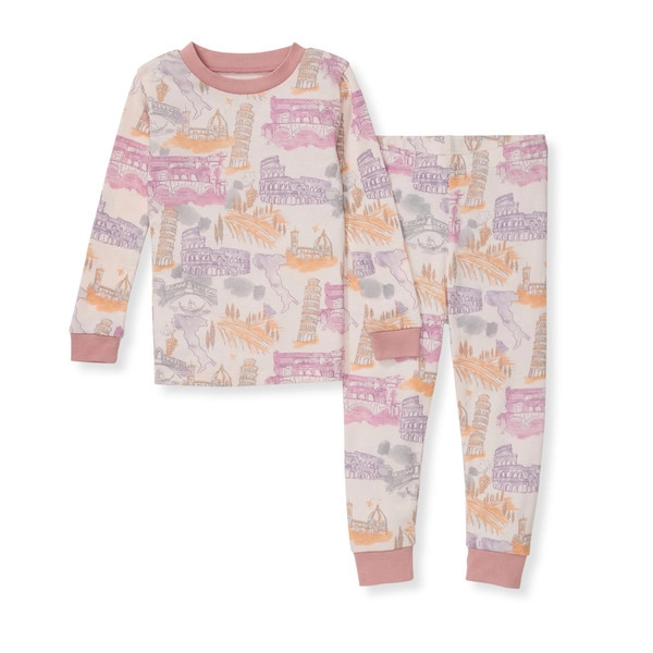 Take Me To Italy Organic Cotton Pajamas | Burts Bees Baby