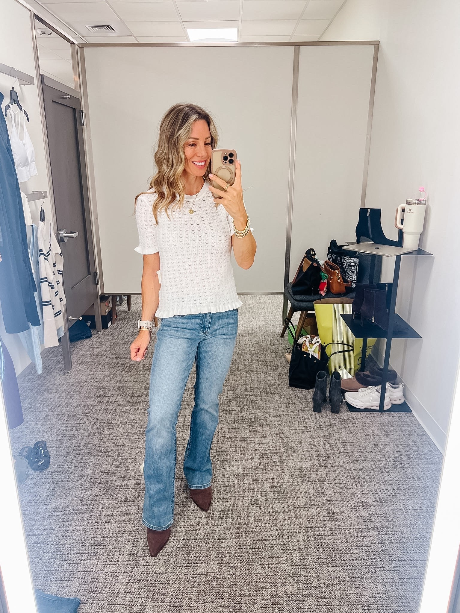 Nordstrom Anniversary Sale 

Short Sleeve Sweater & KUT from the Kloth Jeans 

Top Fit: XS | Jeans Fit: 2P

#LTKootd #LTKSaleAlert #LTKSeasonal