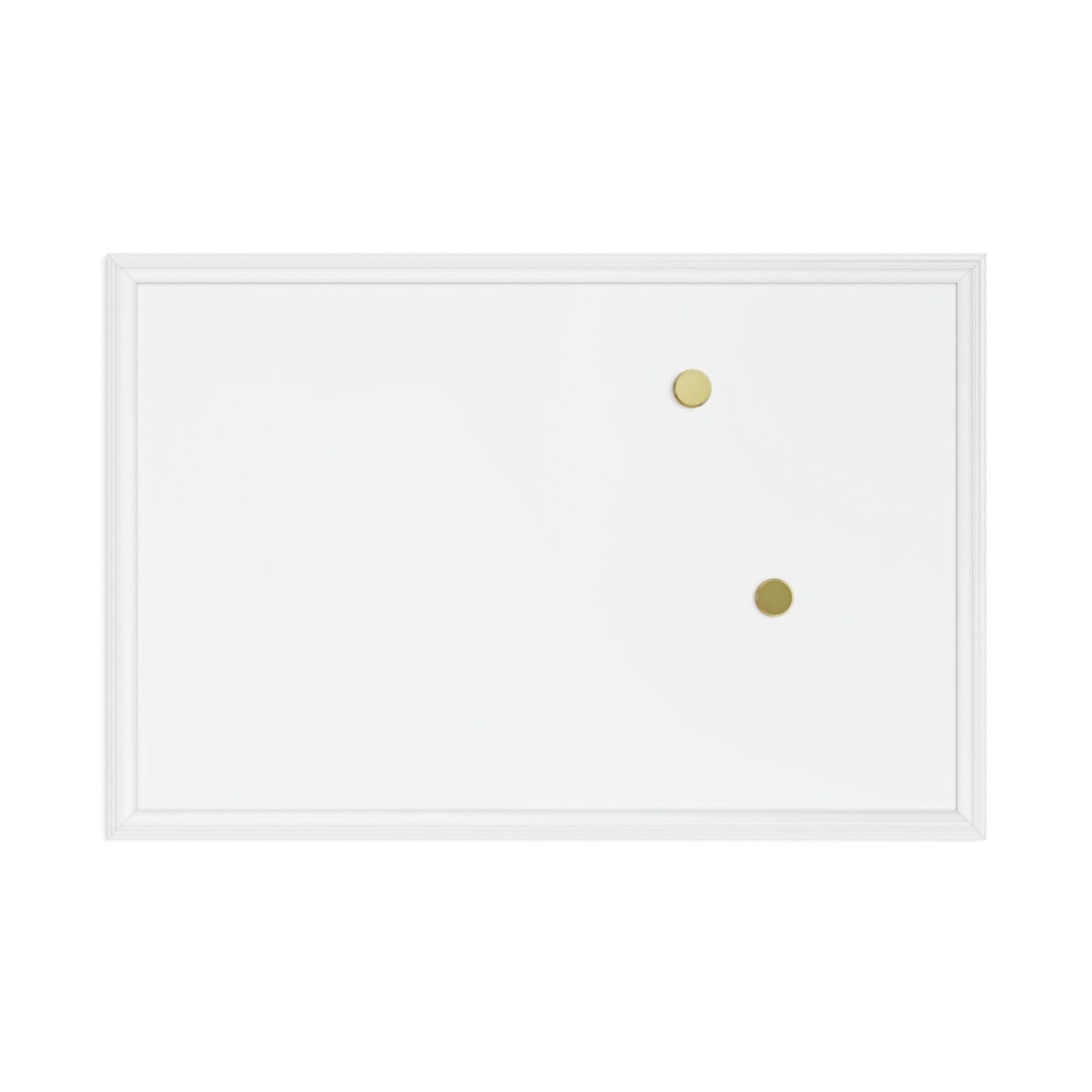 U Brands Farmhouse Magnetic Dry Erase Board, 30"x20", White Wood Style Frame, Includes 2 Magnets | Amazon (US)