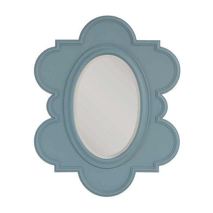 Billow White Scalloped Wall Mirror | Ballard Designs, Inc.