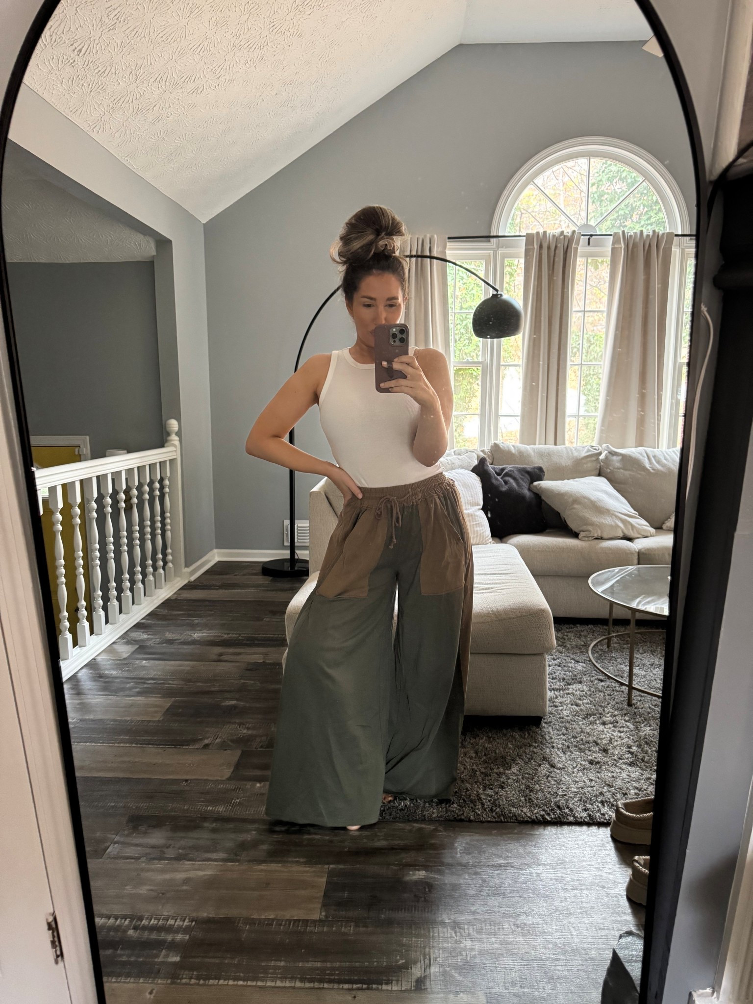 Comfiest pants with FP vibes! 

Size up one, the waist band runs small 

I’m in Large (normally Medium)

#LTKHome #LTKFindsUnder50 #LTKActive