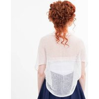 White Knit Linen Bolero Wedding Shrug Cover-Up | Etsy (US)