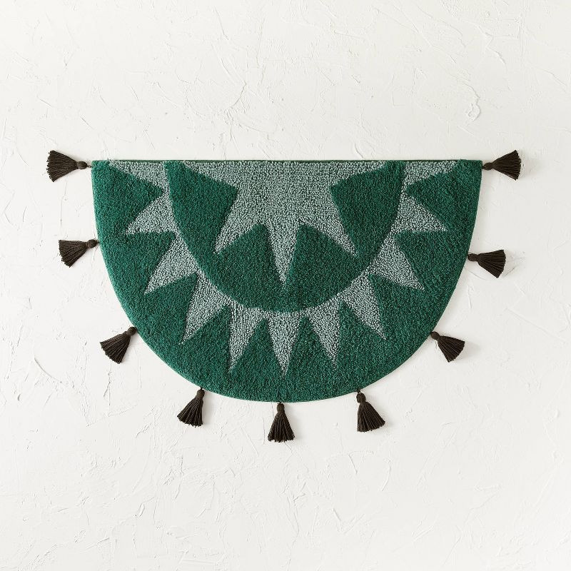 20"x32" Soleil Half Bath Rug Moon Green - Opalhouse™ designed with Jungalow™ | Target