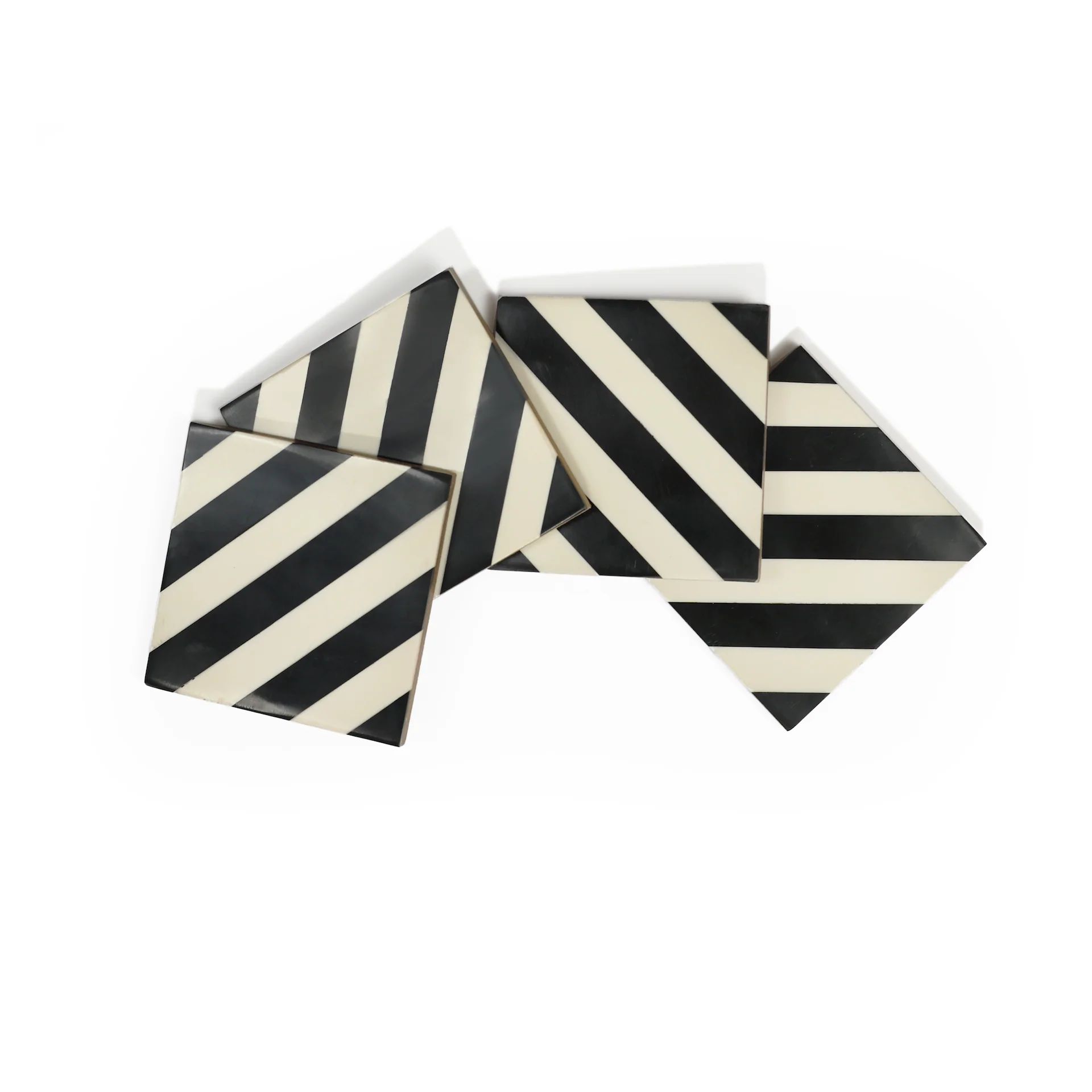 Striped Coaster Set | Modern Locke