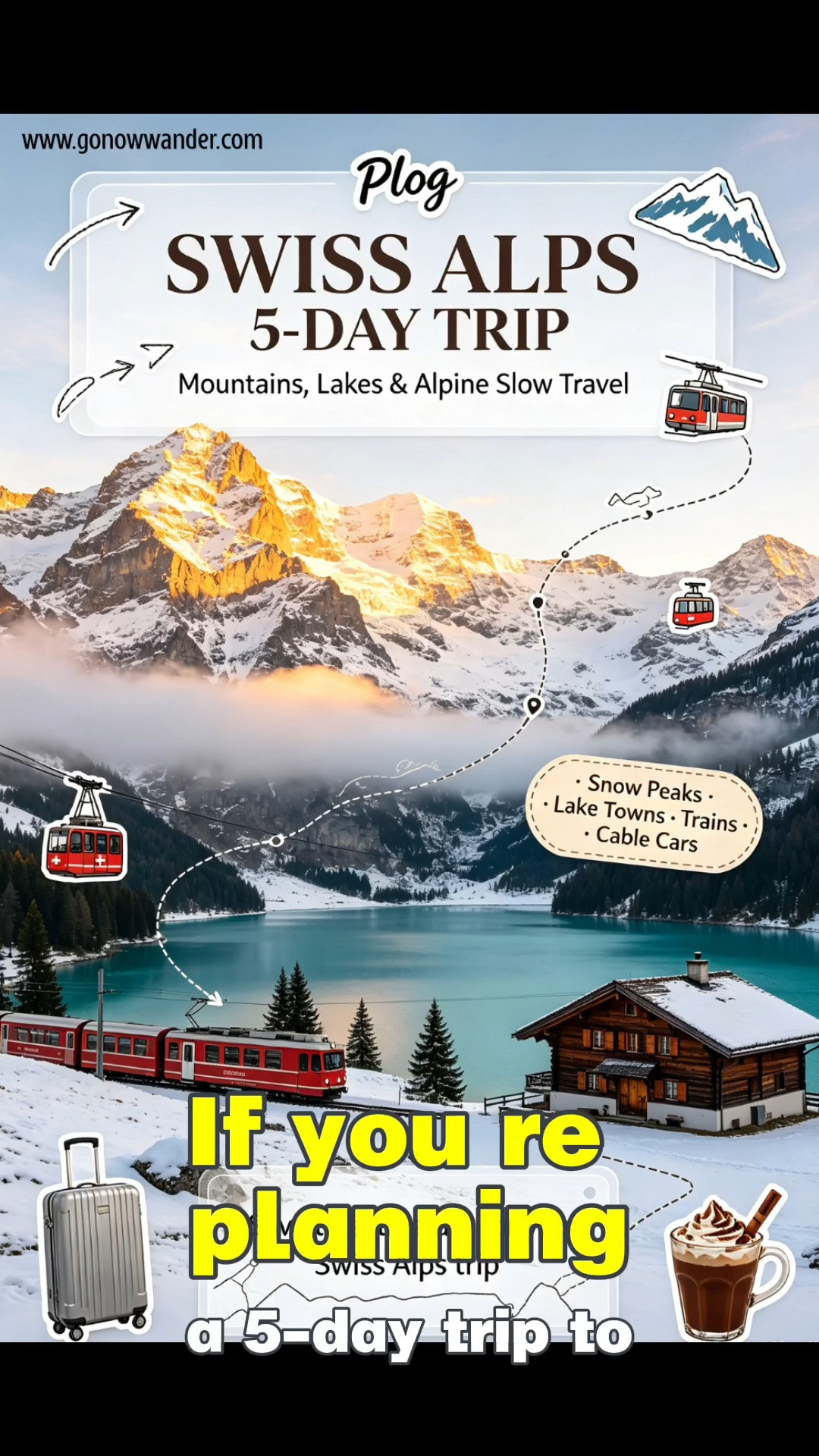 Swiss Alps 5-Day Travel Guide | Mountain Lakes & Scenic Train Slow Itinerary

#SwissAlps #SwitzerlandTravel #AlpsItinerary #Jungfrau #Matterhorn #TravelGuide 

 #LTKTravel
