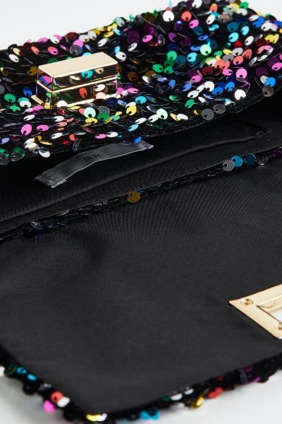 Sequined Shoulder Bag | H&M (US + CA)