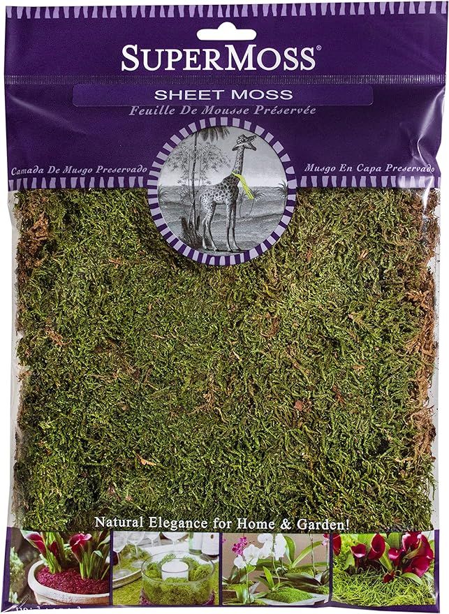 SuperMoss (21580) Sheet Moss Dried, Natural, 2 Ounce | Amazon (US)