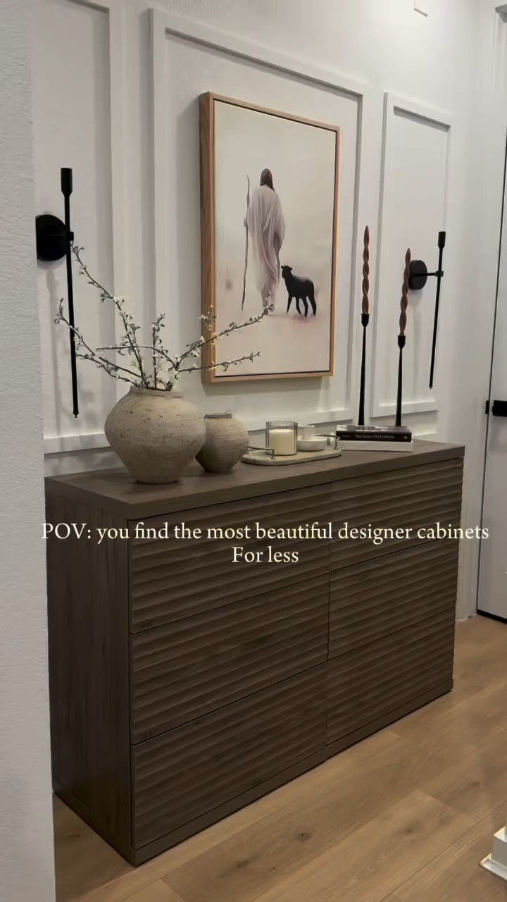 
This Sicotas cabinet is the perfect mix of style and function sleek design, warm finish, and so much hidden storage! I didn’t know this was the piece that was missing 😍

Tell me do you like this style ? 

Follow @ourcozy_casa for more home inspo and finds 

Happy Tuesday 🤎

#aesthetic #organicmodern #neutrals #cabinet #homedesign

#LTKselfcare #LTKHome #LTKdayinmylife