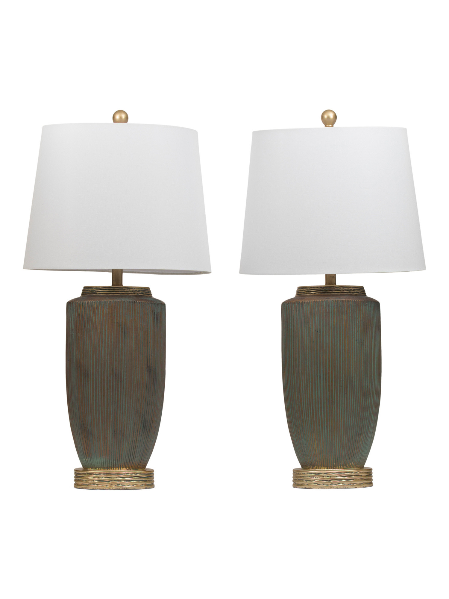 2pk 34in Molded Table Lamps | TJ Maxx