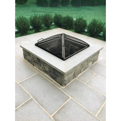 Stainless Steel Square Fire Pit Spark Screen | Wayfair North America